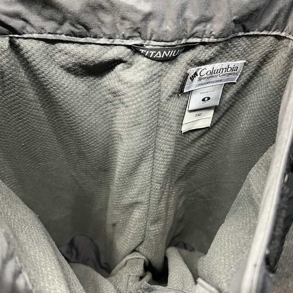 Columbia Titanium Snow Pants Mens Small Black Insulated Waterproof Omni-Tech - Picture 7 of 11